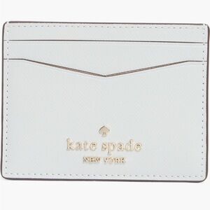 Kate Spade Staci Slim Card Case in Stone Path NWT